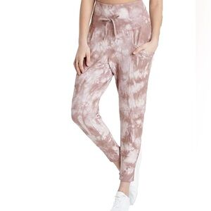 All In Motion Women Tie-Dye High Waist Pull On Athletic Jogger Pants Size Large